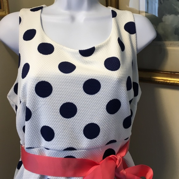 Oh Baby Motherhood Maternity Dress Blue White XL - Picture 5 of 5